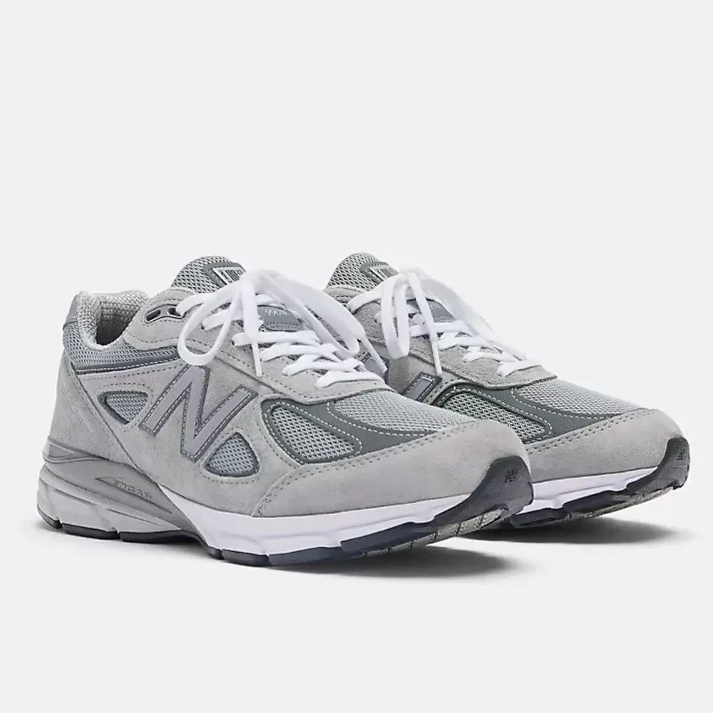 New Balance 990v4 Gray Suede Mesh Running Shoes Men’s 11 Made In USA